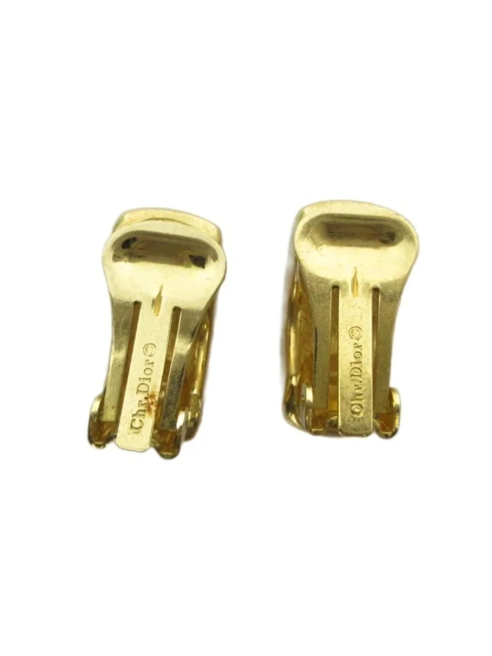 Dior name earrings